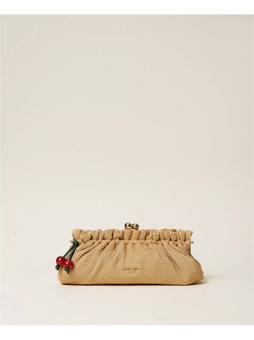 Borsa clutch in rafia con charm TWINSET | 261 TD8280/00193